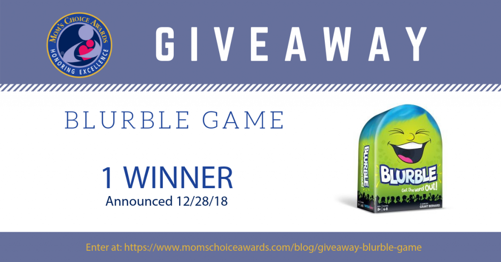 GIVEAWAY: Blurble Game - Mom's Choice Awards