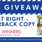 Giveaway: Just Right – Paperback Copy